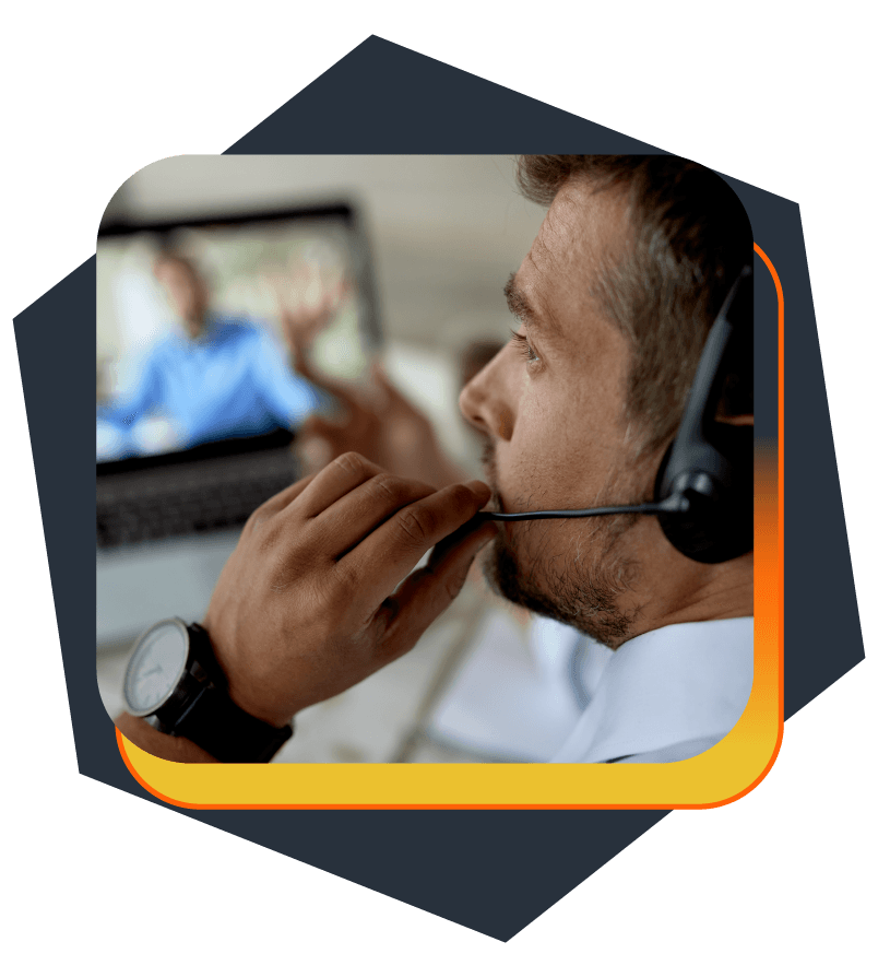 Man choosing professionals image